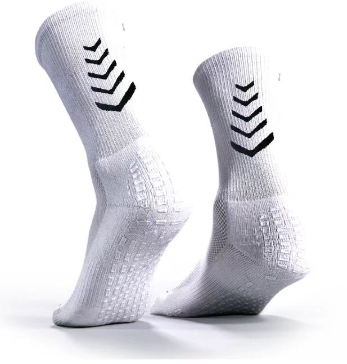 Elite Basketball Socks With Cushioned Terry Sole Breathable Mid-Cut Unisex Socks For Running, Football & Casual Wear Mid Tube Football Silicone Socks_vogvips.com