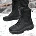 Winter Outdoor Snow Boots For Men, High Top And Plush Warm Cotton Shoes For Women, Couple_vogvips.com