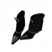 Mi Ting Little Fragrance Style Design Chunky Women's 2025 Autumn Winter Suede Mid Heel Short Wide Tube Pants Boots_vogvips.com