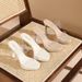 113-6 Korean Style Two-Word Transparent Open-Toe High Heel Outdoor Wear, Lazy Slip-On Waterproof Platform Slippers For_vogvips.com