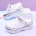 Women's Casual High Heeled Clogs EVA Platform Summer Slippers Non Slip Outdoor Couple Sandals Height Increasing Odor Resistant_vogvips.com