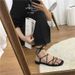 Fairy Style Lace-Up For Women, Flat Summer New Gentle Fashion Versatile Roman Sandals, Beach Sandals Trend_vogvips.com