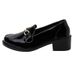 Mid-heel Leather 2026 New Model British Style Buckle Spring And Autumn Fashion Women's Versatile Chunky Heel Shoes_vogvips.com
