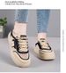 Thick-soled, Thin White Sneakers For Women 2025A Summer New Style Mesh, Breathable, Soft-soled Sports Shoes, Casual Board Shoes_vogvips.com