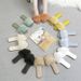 Women's Flat Sandals Summer Fashion Fuzzy Square Head Flat One Strap Sandals Korean Style Trendy Lazy Outdoor Slide Sandals For Ladies_vogvips.com