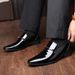 Autumn And Winter New Business Dress Leather With Pointed Toe Covers, Shiny Patent Leather, Breathable Men's Clothing,_vogvips.com