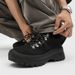 2024 Spring Autumn New Men's Black And Yellow Martin Boots Casual Versatile Sports Thick Heel Round Toe Front Lace-up_vogvips.com