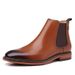 Men's dress leather shoes Leather boots High top boots_vogvips.com