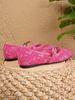 Foreign Trade Cross-border In-stock 2025 Summer New Floral Embroidered Mesh Ballet Flats With Square Toe_vogvips.com