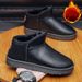 SHLIANG New Men's Winter Boots Outdoor Waterproof Winter Shoes For Men Snow Boots High Quality Non Slip Ankle Boots Warm Shoes X0082_vogvips.com