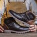 Martin Boots Men's Side Zipper Leather Boots Retro Trendy Men's Medium Top Short Boots Tooling Boots High Top Leather Shoes_vogvips.com