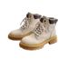 European Warm Series Hidden Heel Martin Boots For Women And Men, Unisex Yellow Thick Sole Ankle Motorcycle Work Chunky Boots, Men's Shoes_vogvips.com