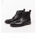 European Warm Series British Martin Brogue High-top Carved Men's Trendy Casual Shoes Thick-soled Leather Boots_vogvips.com