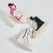 Men's Large Size High Top Sneakers Thick Bottom Casual Shoes Lace-Up PU Upper Couple Matching Black Yellow White_vogvips.com