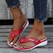 2025 New Metal Button Beach For Summer Slope Heels Fashion Casual Women Sandals_vogvips.com