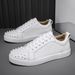 European Style Men's CL Black Red Sole Studded Casual Simple Social Youth Sneakers Fashion Trend Leather Shoes_vogvips.com