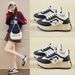 Daddy Shoes Female Student Sports Running Casual Platform Heightening Shoes_vogvips.com