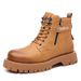European Warm Series Laolang Family Yellow Autumn Winter Warm Men's Fashion Workwear Martin Boots Trendy Fleece Thickened_vogvips.com