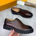 New Business Casual Leather Thick Sole Wear-resistant British Fashion Loafers Men's Wedding Groom Shoes_vogvips.com