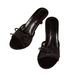 Summer New Style Women's High Heels Breathable Mesh Bow Stiletto Heels Plus Size European American Style Sandals_vogvips.com