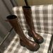 Z2023 Autumn Winter New Large Tube Plus Size Women, Thick Sole Brown Over-the-Knee Riding Boots For Petite Women_vogvips.com