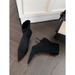 French Style Pointed Toe Short For Women 2024 Autumn Winter New Thin High Heel Suede Slim Bare Internet Celebrity_vogvips.com