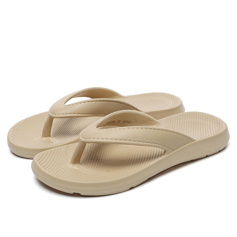 Summer Men Flip Flops Soft Sole Clip Toe Lightweight Beach Slippers Woman Couple Comfort Non Slip Bathroom Slides Shower_vogvips.com