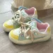 Women Comfortable Breathable Thick Soled Student Casual Multi-color Sports Shoes Ss Size_vogvips.com