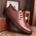 Men's Leather Autumn New Business Formal British Style Breathable Casual Korean Version Youth Shoes_vogvips.com
