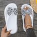 Summer Sexy Leopard Print Bow Decoration Women's Flip Flops Beach Walk Party Vacation Home Comfort Versatile Fashion Flat Sandal_vogvips.com