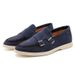 2025 Autumn And Winter High-end Suede Sports And Casual Men's Shoes, Trendy And Low-profile, With Colorful Decorations, Soft And Comfortable_vogvips.com