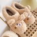 Fluffy For Women Winter Home Indoor Warm Slippers Soft Adorable Cute Rabbit Cartoon Couple Cotton Shoes_vogvips.com