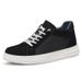 Men's Shoes Matte White Shoes Invisible Inner Height Increasing Shoes Men's Casual Shoes Board Shoes Men_vogvips.com