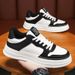 Spring New Breathable Men's Korean Versatile Thick Sole Small White Sports And Casual Flat Trendy Shoes_vogvips.com