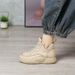 Thick-Soled Genuine Martin Boots For Women, Round-Toe Lace-Up Ankle Boots, 2024 New Waterproof Platform Versatile Casual_vogvips.com