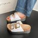 Cross-border Thick-soled Women's Summer Outdoor Slippers 2025 New Model Shoes Retro Height-increasing_vogvips.com