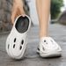 Men's Non-Slip Thick-Soled Two-Wear Toe-Cap Slippers Summer Seaside Beach Sandals_vogvips.com