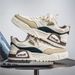 Men's Sneakers Thick Soled White Shoes Fashionable Shoes Camouflage Korean Style Low Top Men's Shoes Youth Sports Casual Shoes Trendy_vogvips.com
