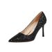 Stiletto Sandals Bridesmaid Crystal Shoes Spring Summer New Pointed Toe Sequin Bride Fashion High Heels Women Thin_vogvips.com