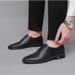 Men's Soft-soled White Formal Leather Shoes, Wind Work Men's Shoes_vogvips.com