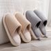 Cotton Women, Autumn And Winter, Couple's Soft Sole, Floor Furry Slippers For Men, Home Use, Dirt-Resistant, Non-Slip_vogvips.com