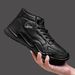 High-Top Outdoor Casual Shoes, Genuine Leather Men's Martin Boots, Wear-Resistant, Anti-Slip, Large Size Men's Shoes_vogvips.com