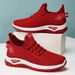 Women's Large Size Women's Shoes Fly-woven Breathable Sports Shoes Casual Shoes Single Shoes Mesh Shoes_vogvips.com