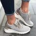 Large Size Casual White Sneakers For Women, 2024 Autumn New European And American Style Comfortable Sports Shoes, Women's Shoes Size 43_vogvips.com