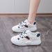 Autumn White Shoes Women, New Korean Version Instagram For Female Students, Height Increasing Sports Board Casual_vogvips.com
