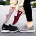 Old Beijing Cloth Shoes for Women Slip-On Flat Flyknit Upper Non-Slip Soft Sole Middle-Aged And Elderly Brand Women's Footwear_vogvips.com