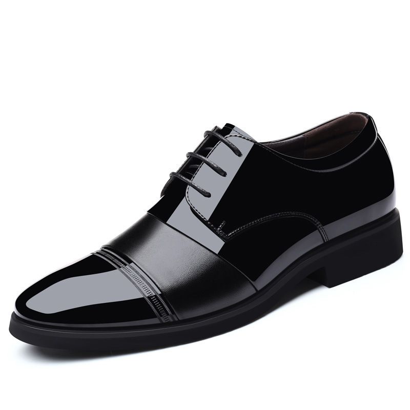 TerraStride 2025 New Genuine Business Formal Shiny Casual Wedding Height Increasing Patent Leather Italian Brand Men's Shoes_vogvips.com