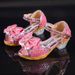 Sandals 2024 Summer New Arrival Kids Crystal High Heels K-style Easiest For Match Little Girl Medium And Large_vogvips.com
