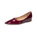 Nude Pointed Toe Flat Mary Jane Shoes Lambskin New Style Women's Comfortable Shallow Mouth Footwear_vogvips.com