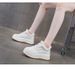 Fleece Warm Little White Shoes Women's New Round Head Thick Sole Heightening Casual Versatile Small Women's Shoes_vogvips.com